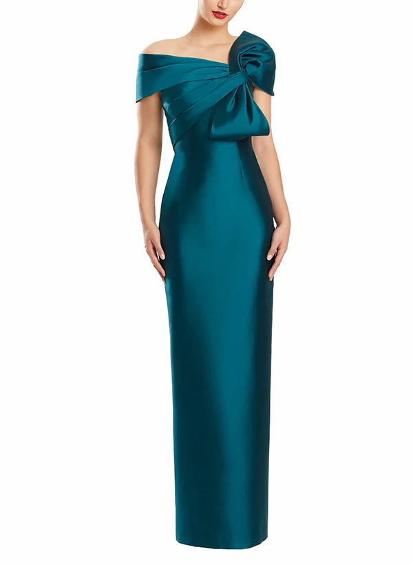 Sheath One-Shoulder Floor-Length Mother Of The Bride Dresses